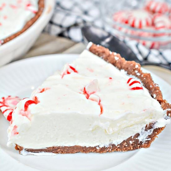 KETO CANDY CANE CHEESECAKE