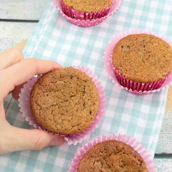 Nut-Free Banana Protein Muffins