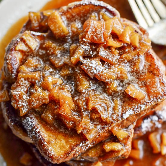 Caramel Apple French Toast