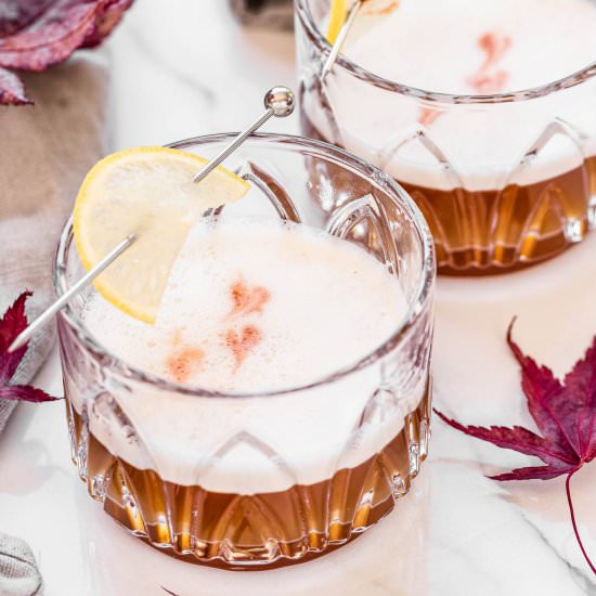 Maple Bourbon Sour