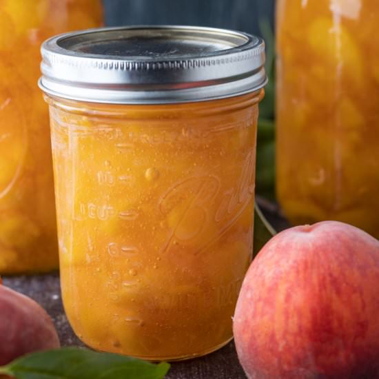 Canning Peach Pie Filling
