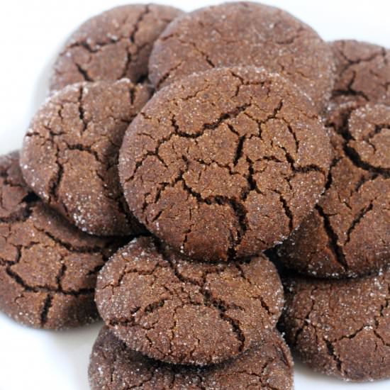 GF/V Soft Molasses Cookies