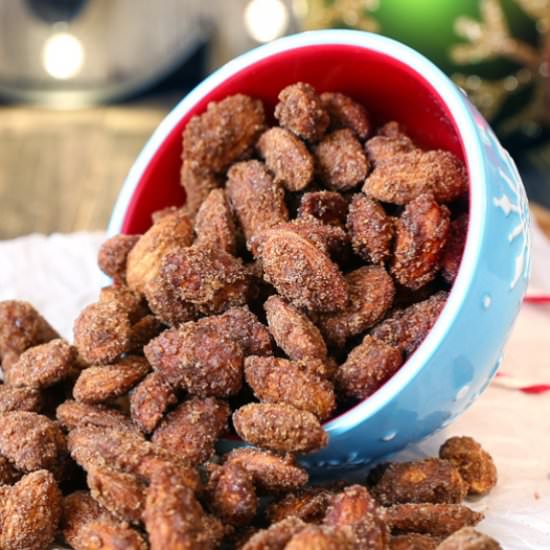 Crock Pot Candied Almonds