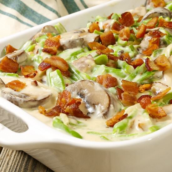 Cheesy Green Bean Casserole