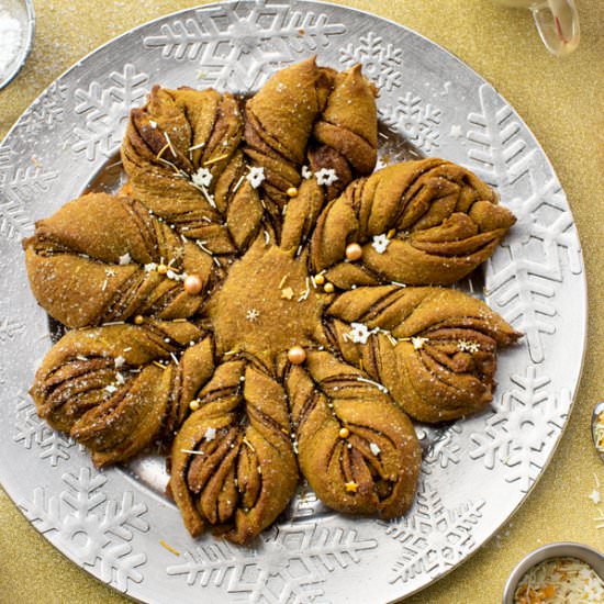 Gold Star Bread for Christmas