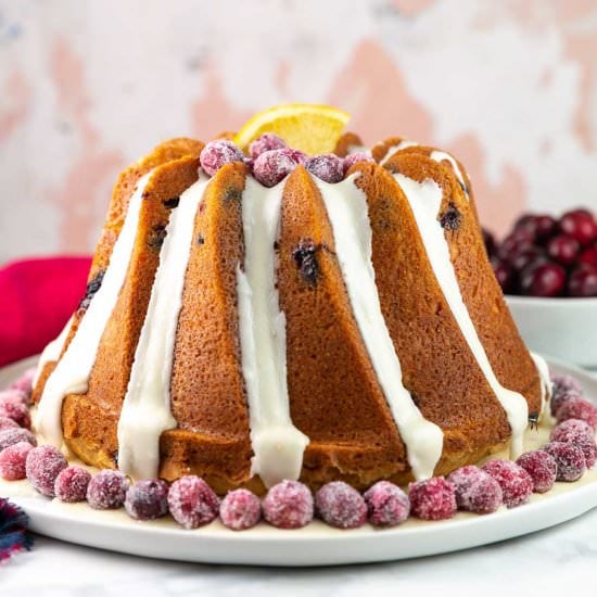 Cranberry Orange Bundt Cake