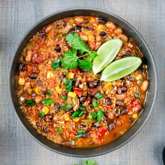 Instant Pot Vegetarian Chili