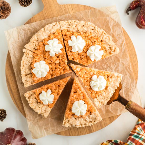 Pumpkin Pie Rice Krispies Treats