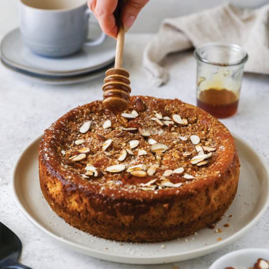 Honey Almond Cheesecake