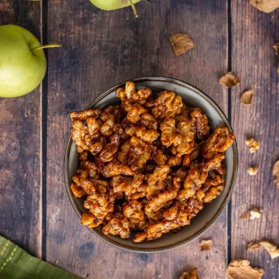 Brown Sugar Candied Walnuts
