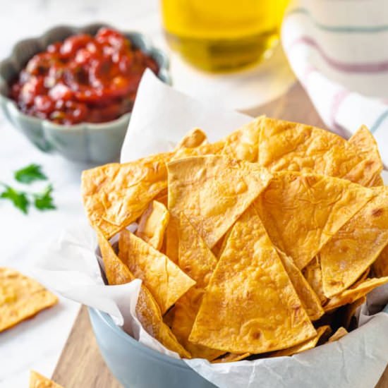 Homemade Gluten Free Tortilla Chips