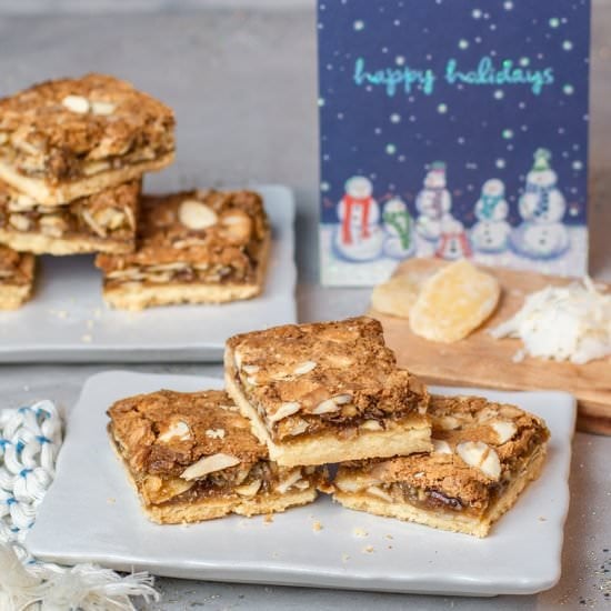 toffee bars/coconut-ginger