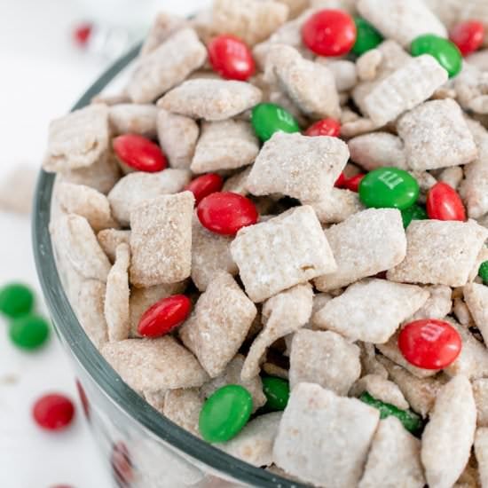 Christmas Puppy Chow (Gluten Free)