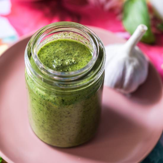 vegan basil pesto