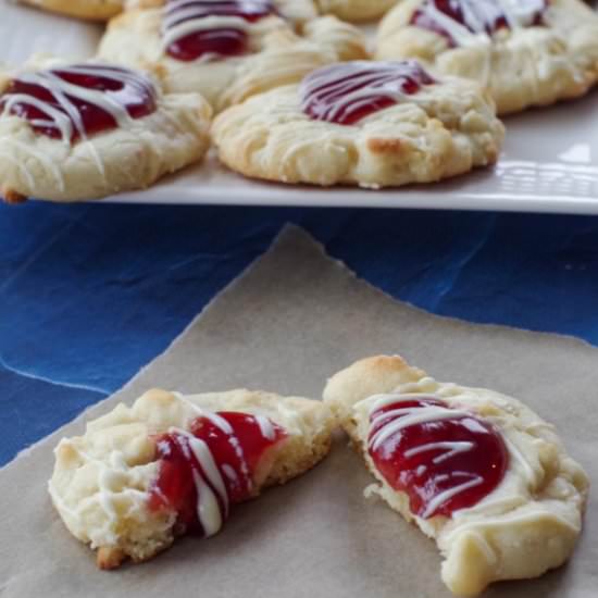White Chocolate Raspberry cookies