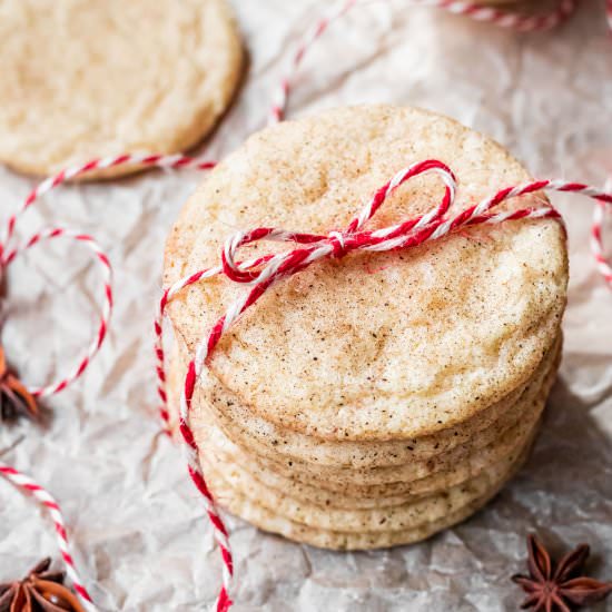 Chai Spiced Snickerdoodles