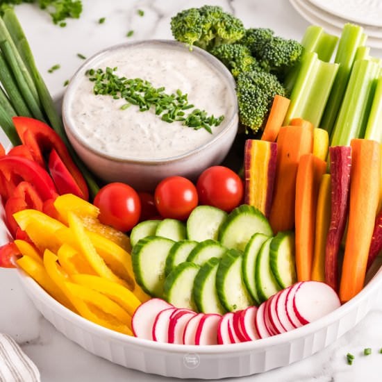 Crudite Dip Recipe for Veggies