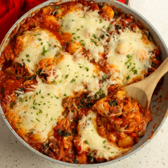 Cheesy Baked Gnocchi