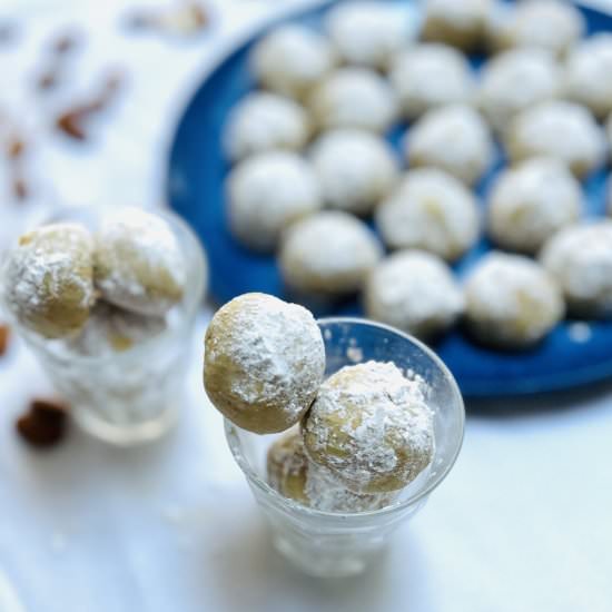 Vegan Gluten-Free Snowball Cookies