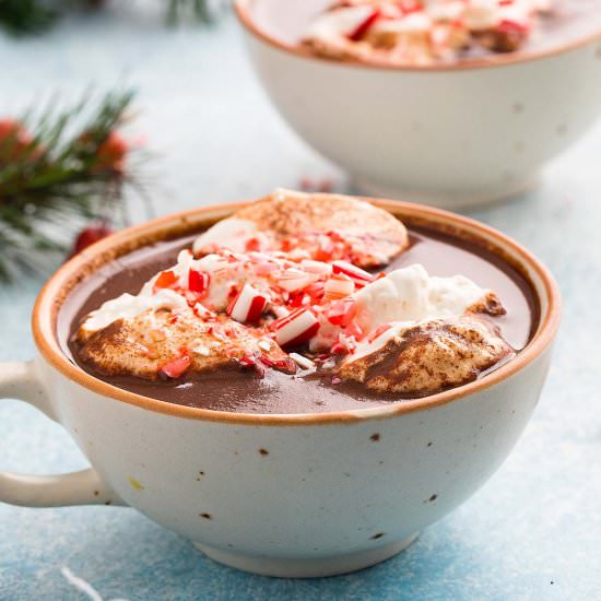 Peppermint Hot Chocolate