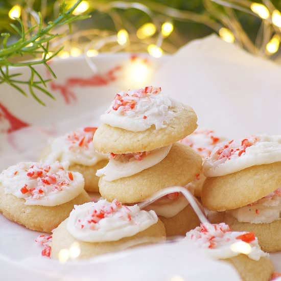 Peppermint Meltaway Cookies