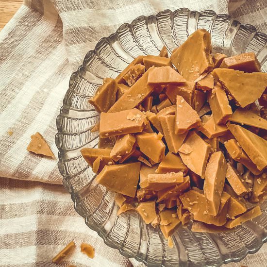 Homemade Toffee Chunks
