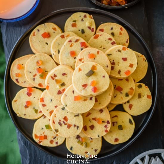 Eggless Karachi Biscuits