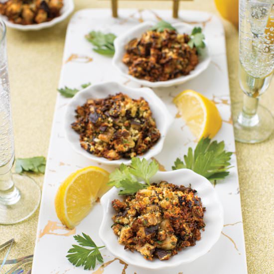 Vegan Baked Clams