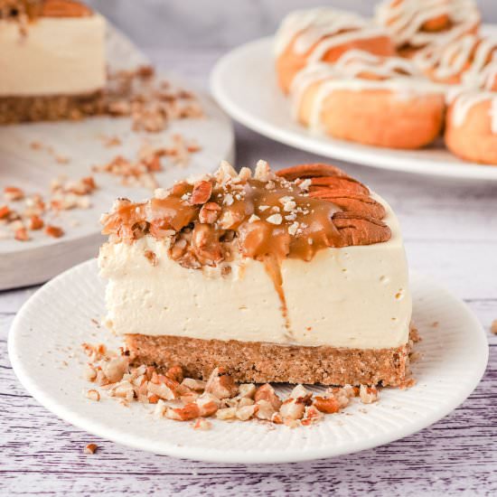 Caramel Pecan Cheesecake