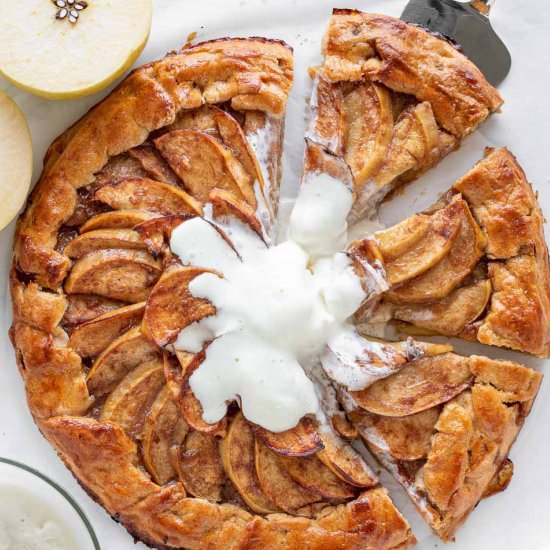 Apple Galette (Vegan & Gluten-free)