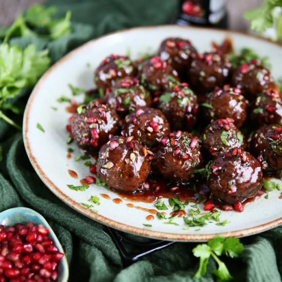 Pomegranate Molasses and Honey glaz