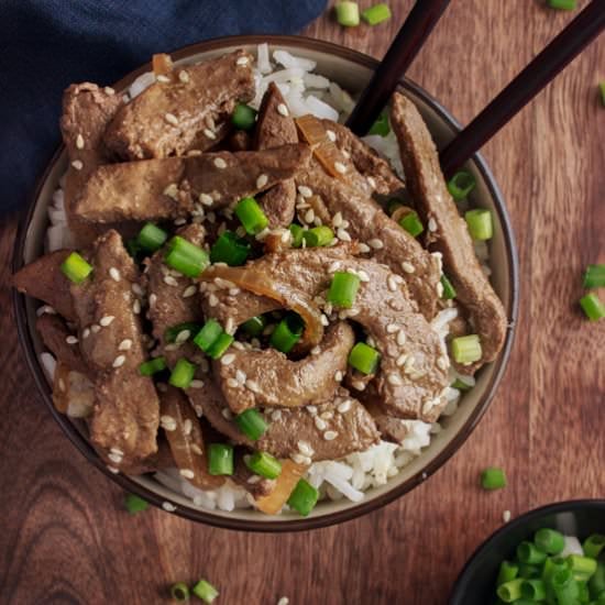 Asian Stir Fried Liver