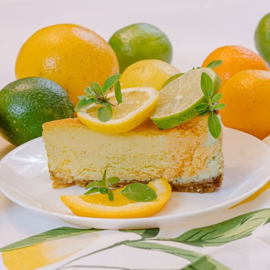 Triple-Citrus Cheesecake