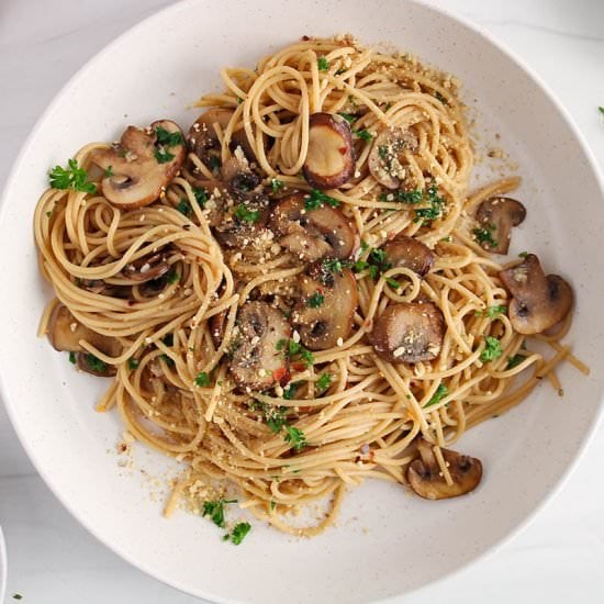 Mushroom Aglio Olio