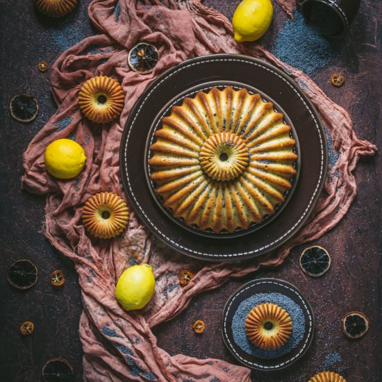 Lemon Poppy Seed Bundt Cake(s)