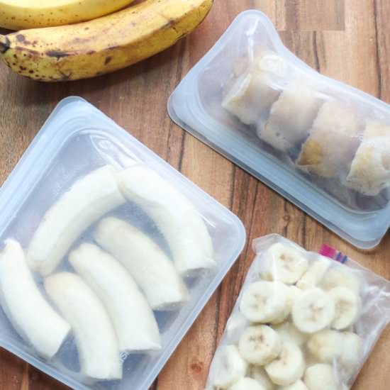 How to freeze bananas