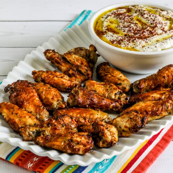 Greek Air Fryer Chicken Wings