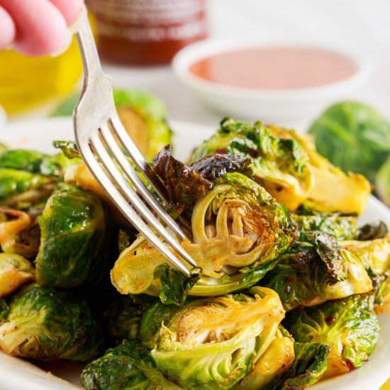 Air Fryer Bang Bang Brussels Sprout