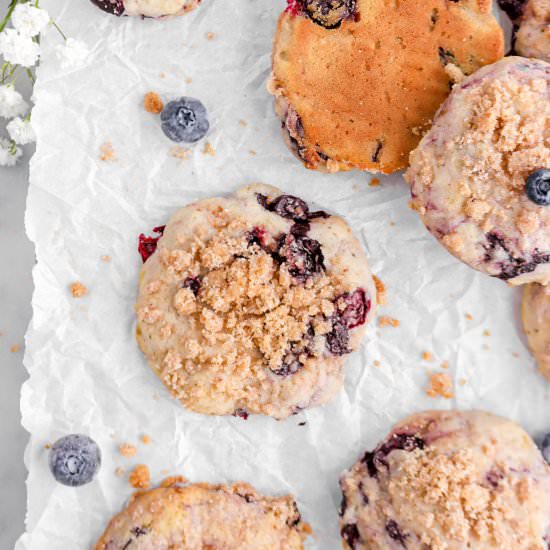 Blueberry Muffin Cookies