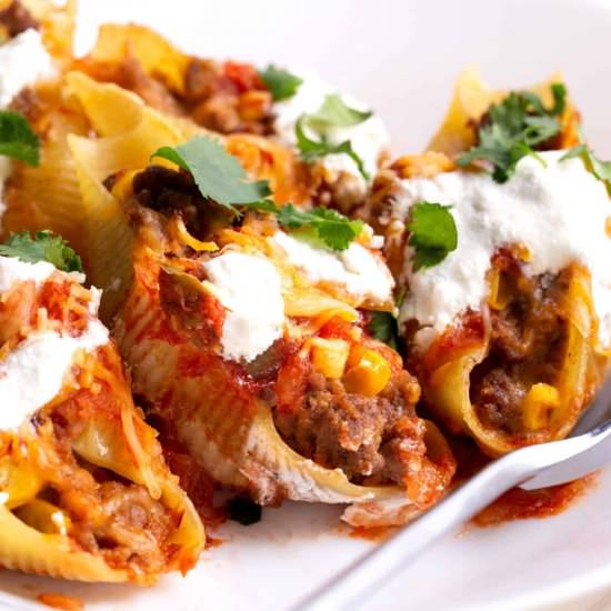 Taco Stuffed Shells
