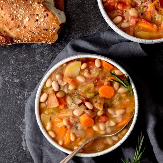 Rosemary White Bean Soup