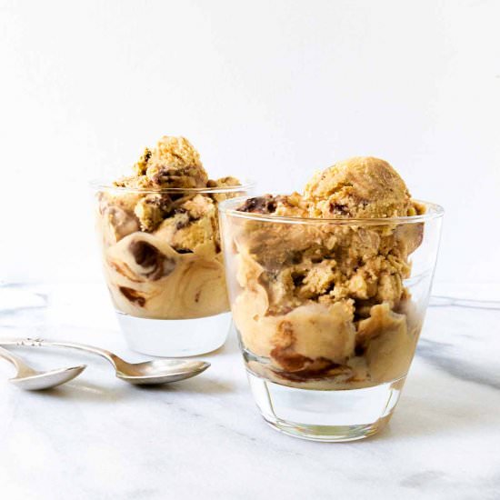 Peanut Butter Ice Cream & Nutella