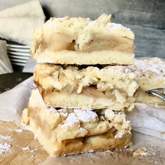 Polish Apple Cake Squares