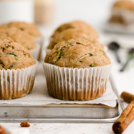 Healthy Zucchini Muffins