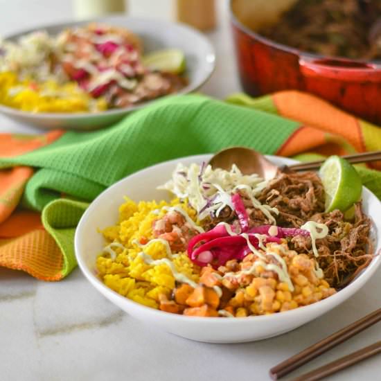 Beef Barbacoa Bowls