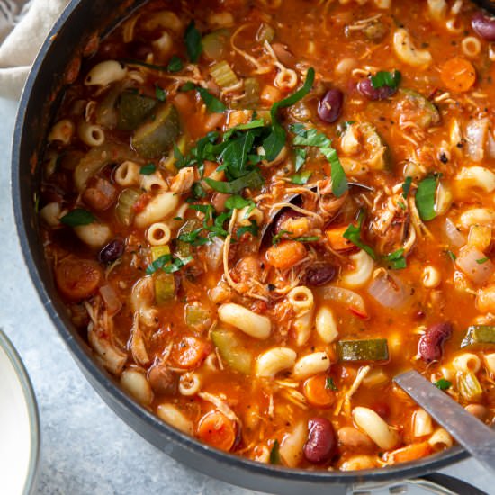 Chicken Minestrone Soup