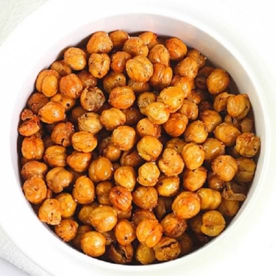 crispy roasted air fryer chickpeas