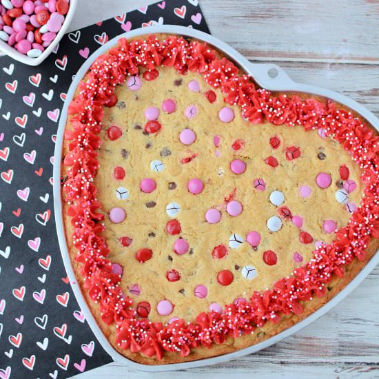 M&Ms Cookie Cake Recipe
