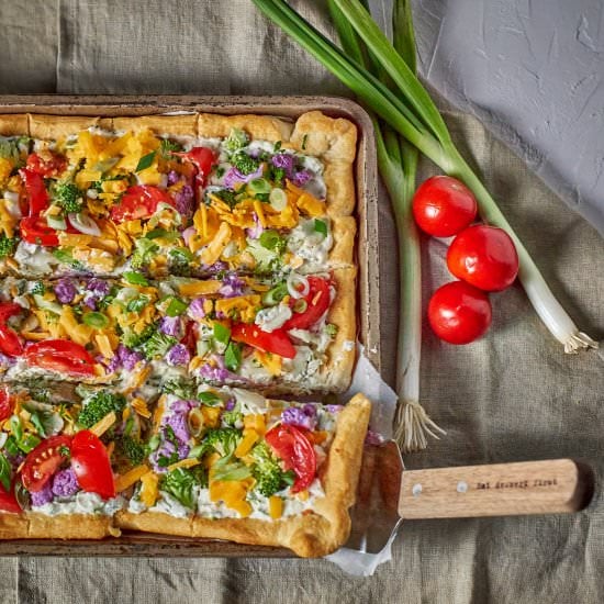 Cold Veggie Pizza