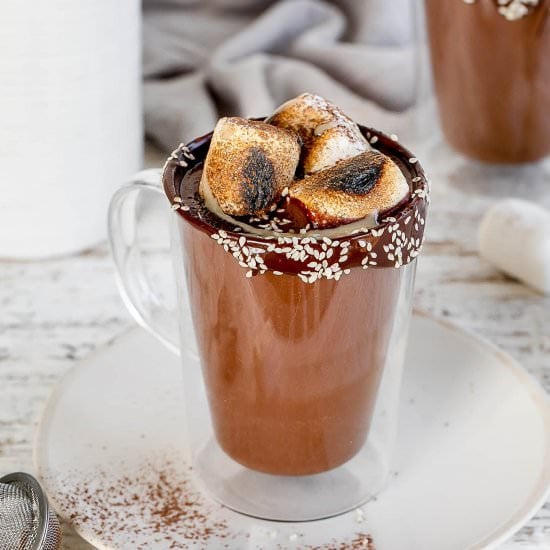 Tahini Hot Chocolate